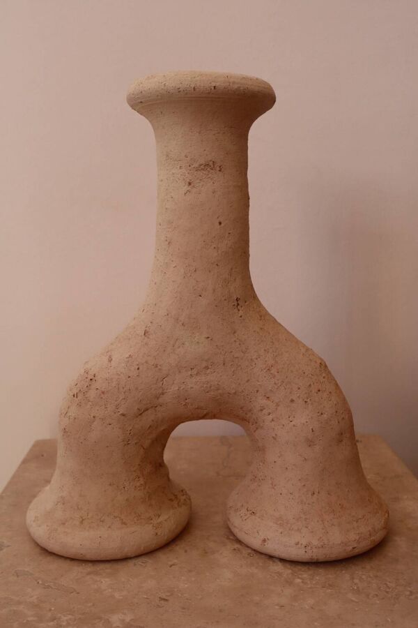 Poterie sculpture en tamegroute brute wabi sabi