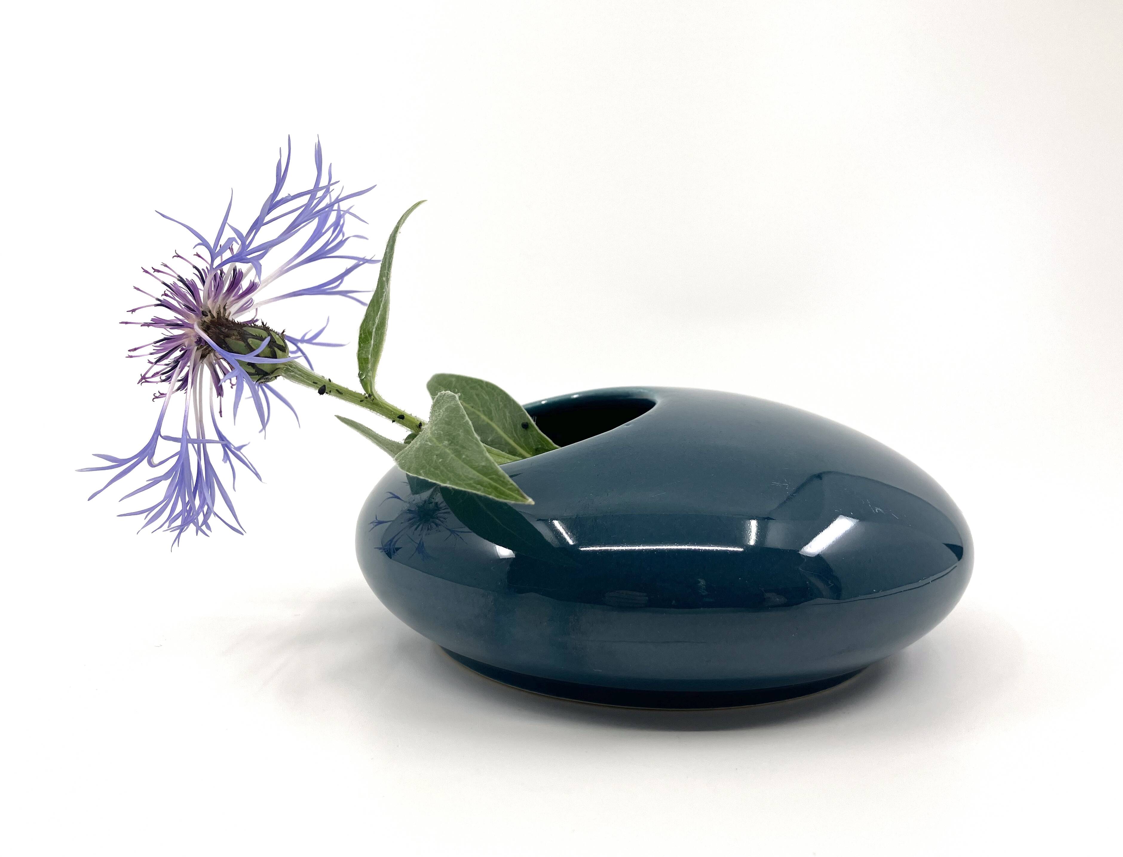 Ceramic vase/ashtray/empty tray • cera sapa • space age 1970 • france