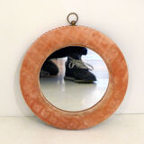 Mirror frame velvet pink 24cm