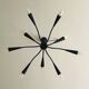 9-branched chandelier. Vintage 50s