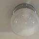 Small wall light ceiling light antique globe opaline glass white 12 cm