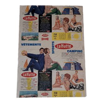 Advertisement La Hutte summer 1964