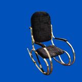 Italian Chrome Rocking Chairs