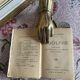 Antique gilded brass mail clip