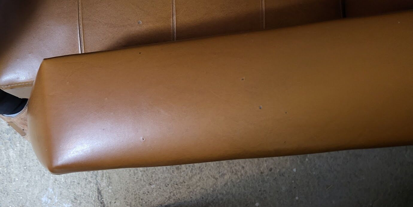 Vintage skai armchair