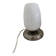Lampe verre et chrome