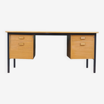 Ash desk, Danish design, 1980s, production: Labofa Møbler