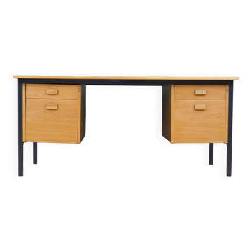 Ash desk, Danish design, 1980s, production: Labofa Møbler