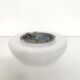 Ceiling lamp wall lamp half sphere globe in white opaline glass