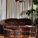 Vintage Italian sofa design "Okay" – Adriano Piazzesi – 2-seater velvet