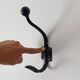 Pair of vintage coat hooks