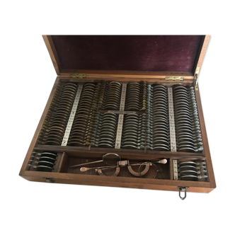 Test optical lens box