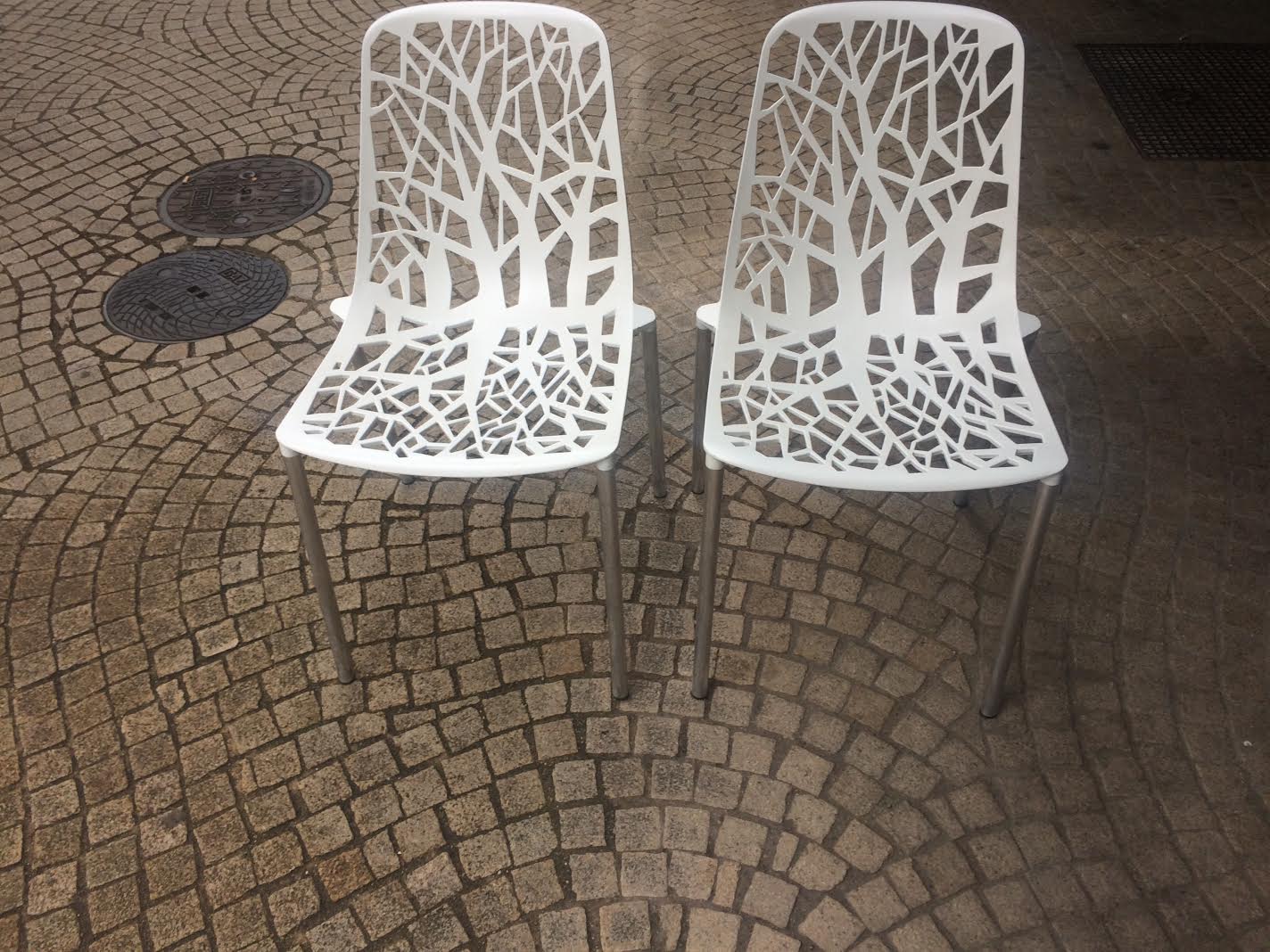 Set of chairs, armchairs and stools of bar r. & Francesca Cantarutti