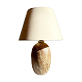 Stoneware foot lamp