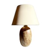 Stoneware foot lamp