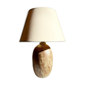 Stoneware foot lamp