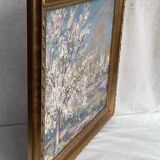 Signed painting Oil on canvas dimensions: height -55cm-width -63cm-