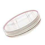 Lot of 8 plates to dessert gien France brigitte 1938-1960