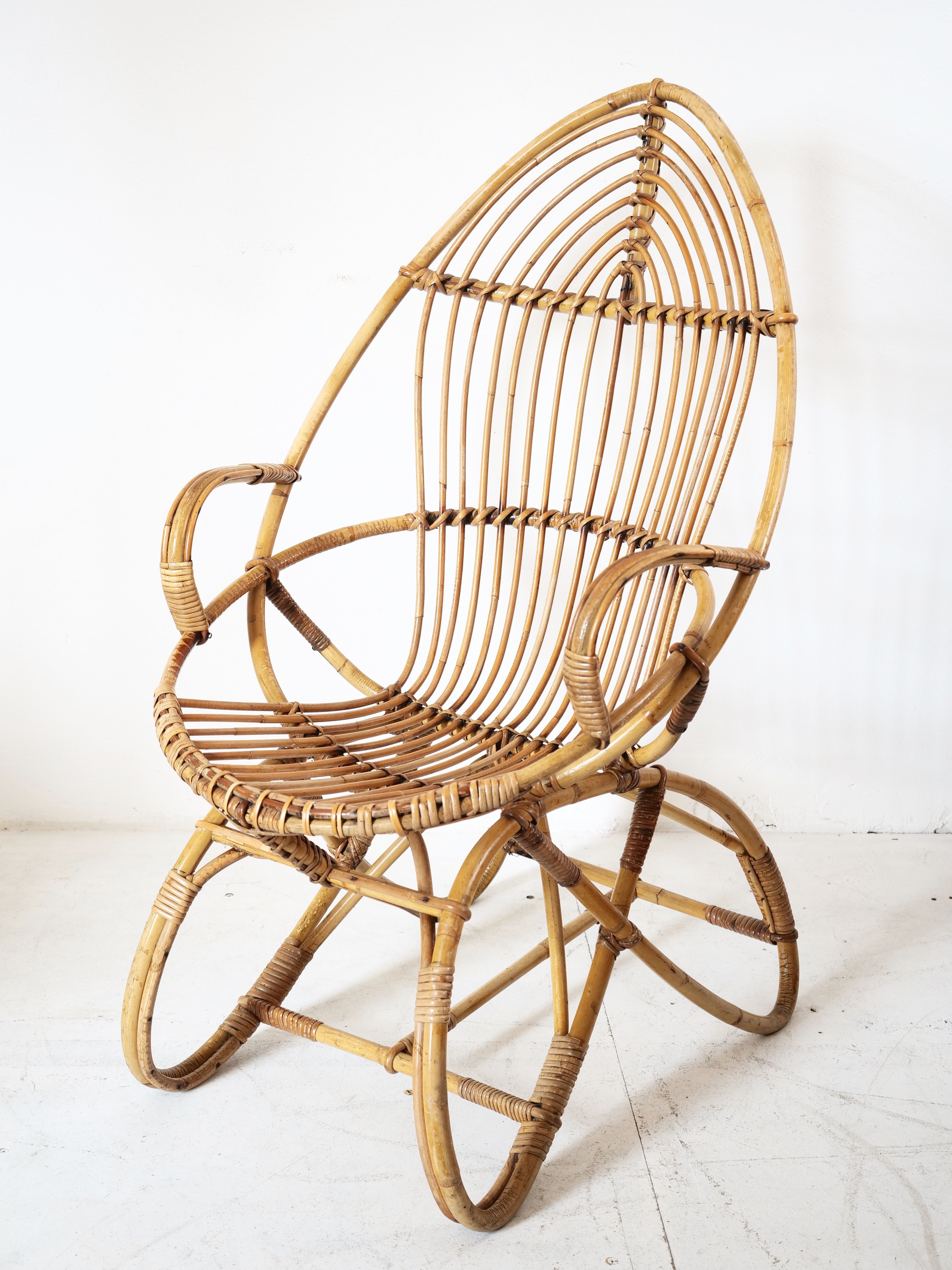 rattan armchair Rohe Noordwolde