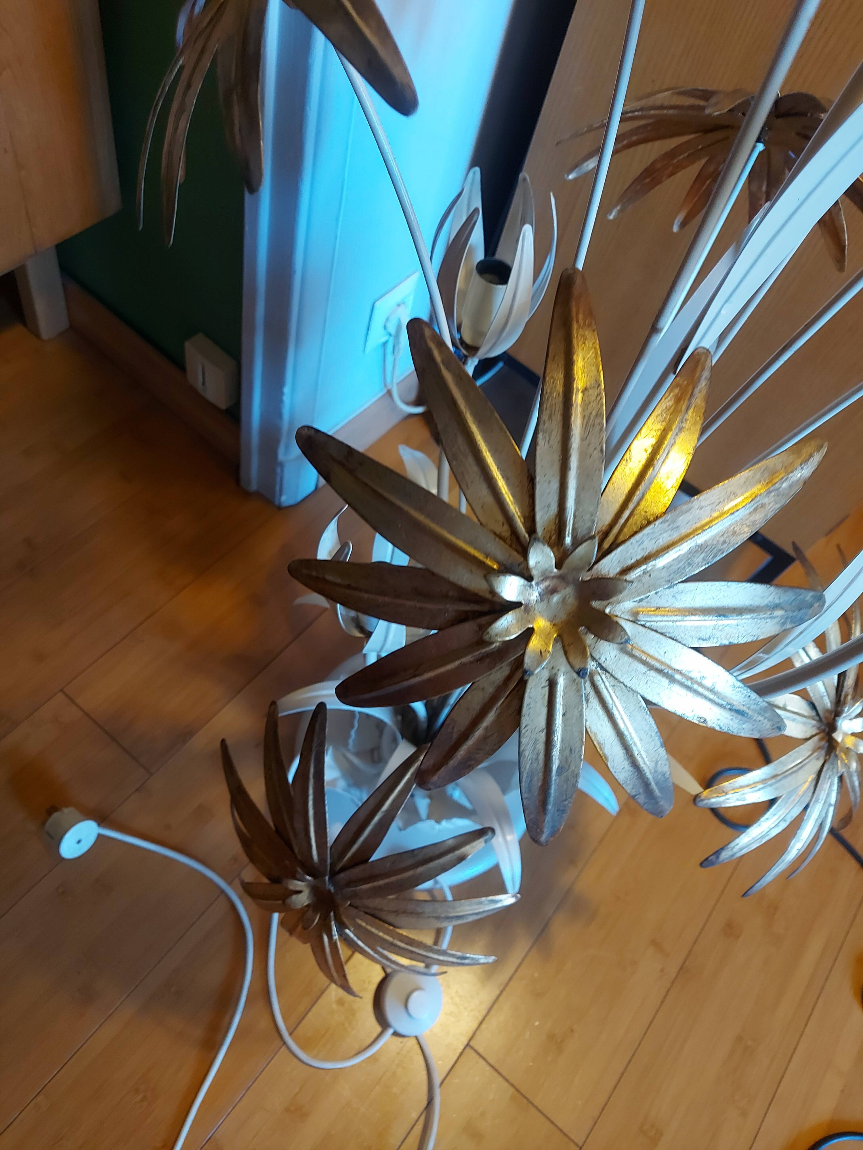 Flower floor lamp design 70'S , Hans Kögl