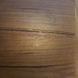 Vintage Mid-Century Danish Modern Brown Teak Desk by Arne Vodder