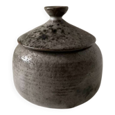 Old stoneware sugar bowl ACTH Thierry Chantal ROBERT