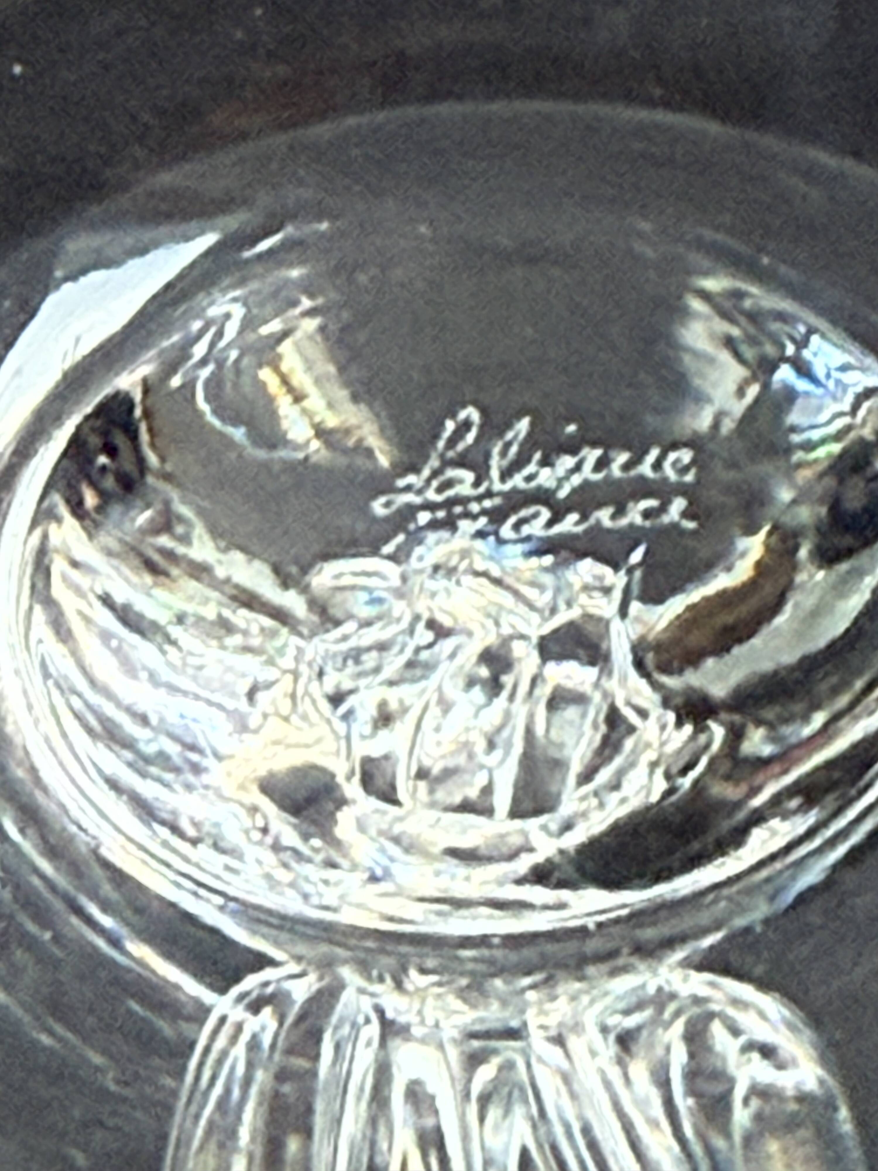 9 Verres Fréjus n°4 by Lalique France