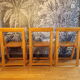 3 chaises pliantes italiennes vintage