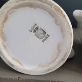 Pair of Digoin porcelain pitchers