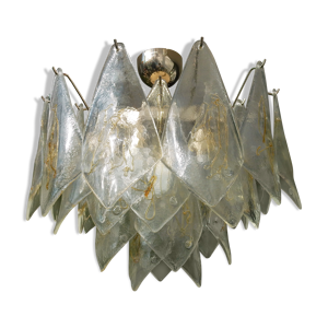 Suspension en verre et - murano italie