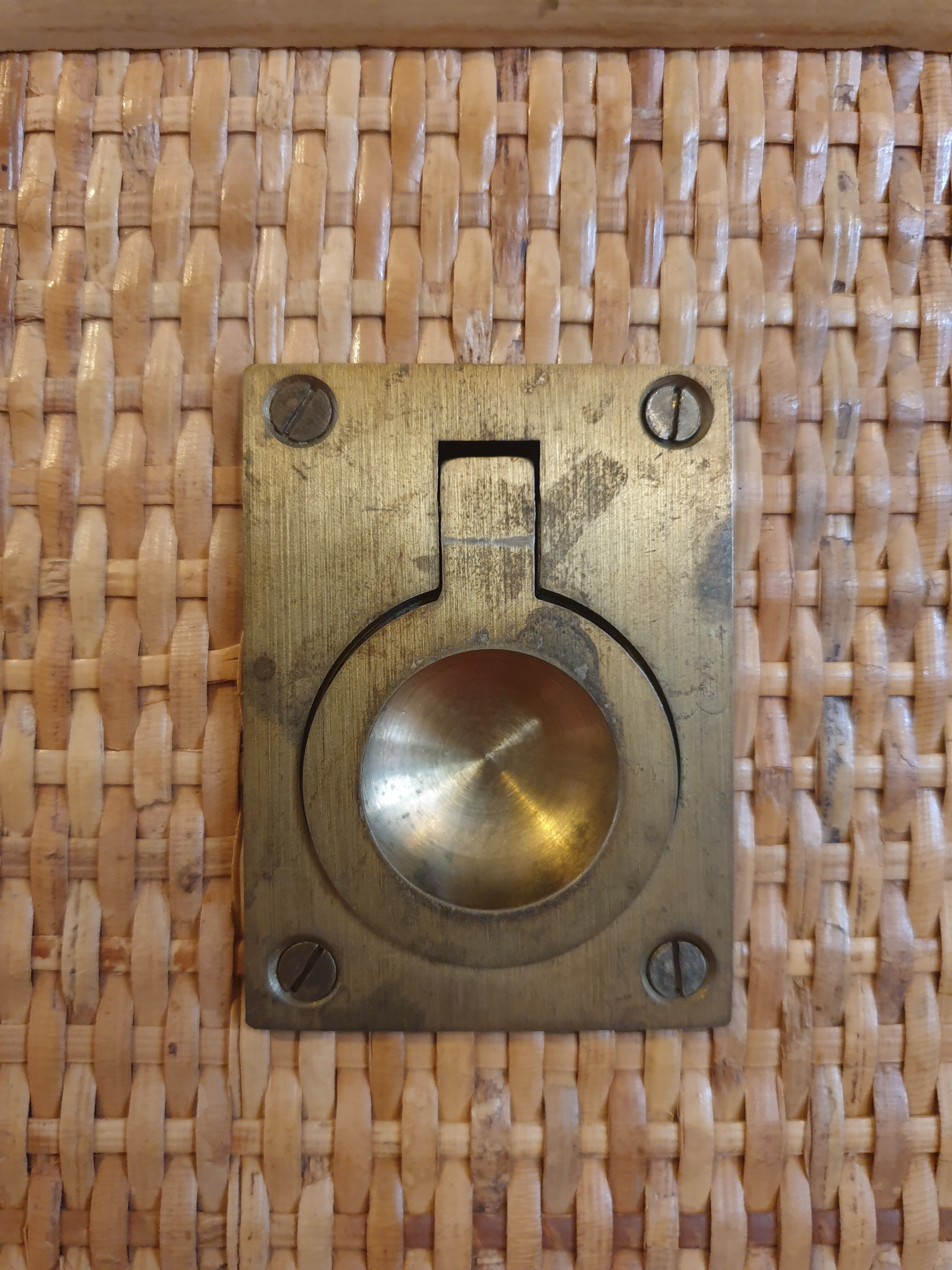 Rattan sideboard by Dal Vera