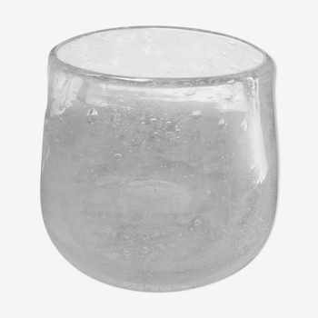 Vase en verre soufflé