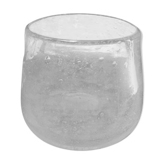 Vase en verre soufflé