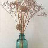 Petit flacon vintage bleu dark turquoise