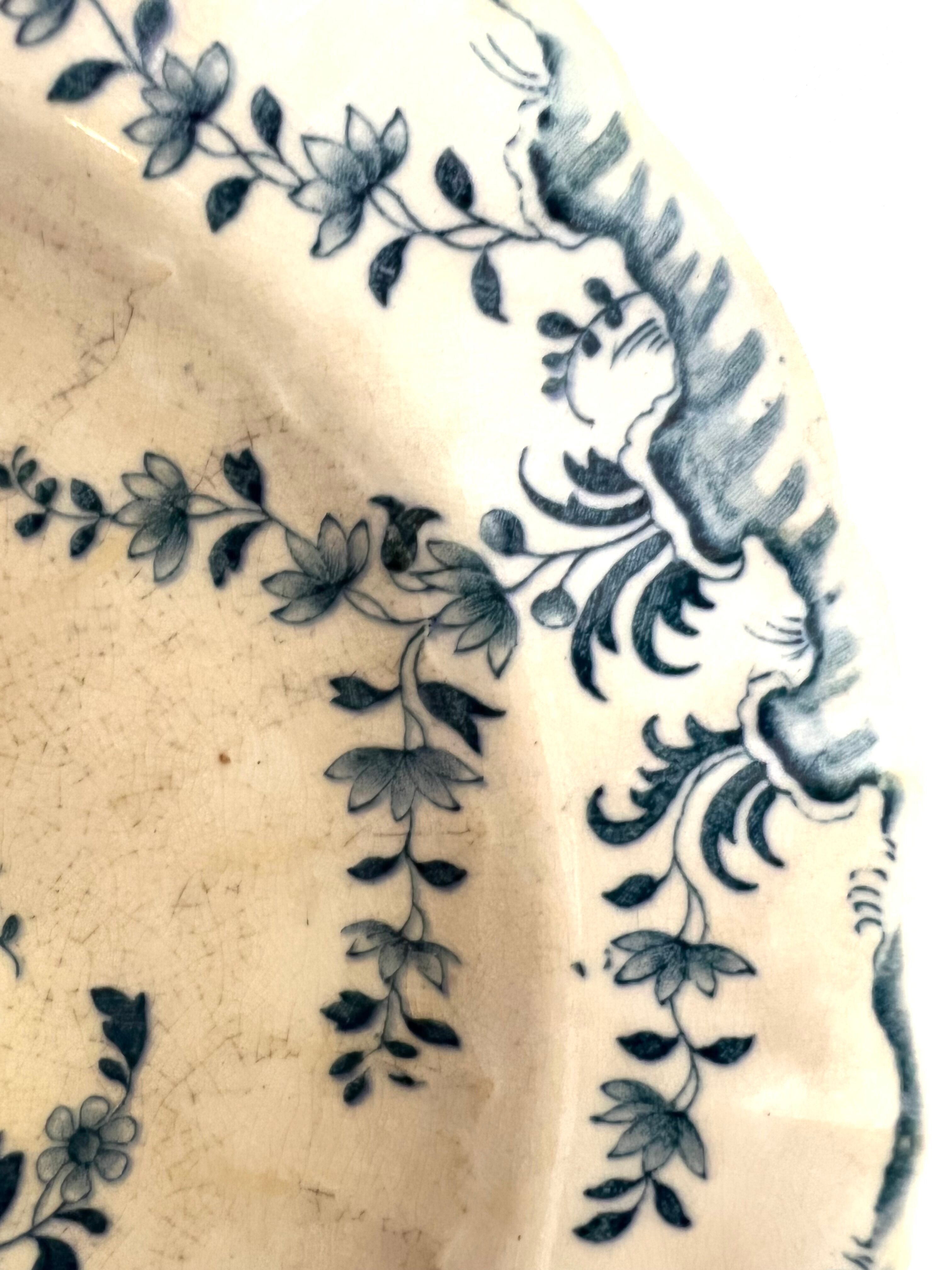 6 dessert plates minton montrose 19th