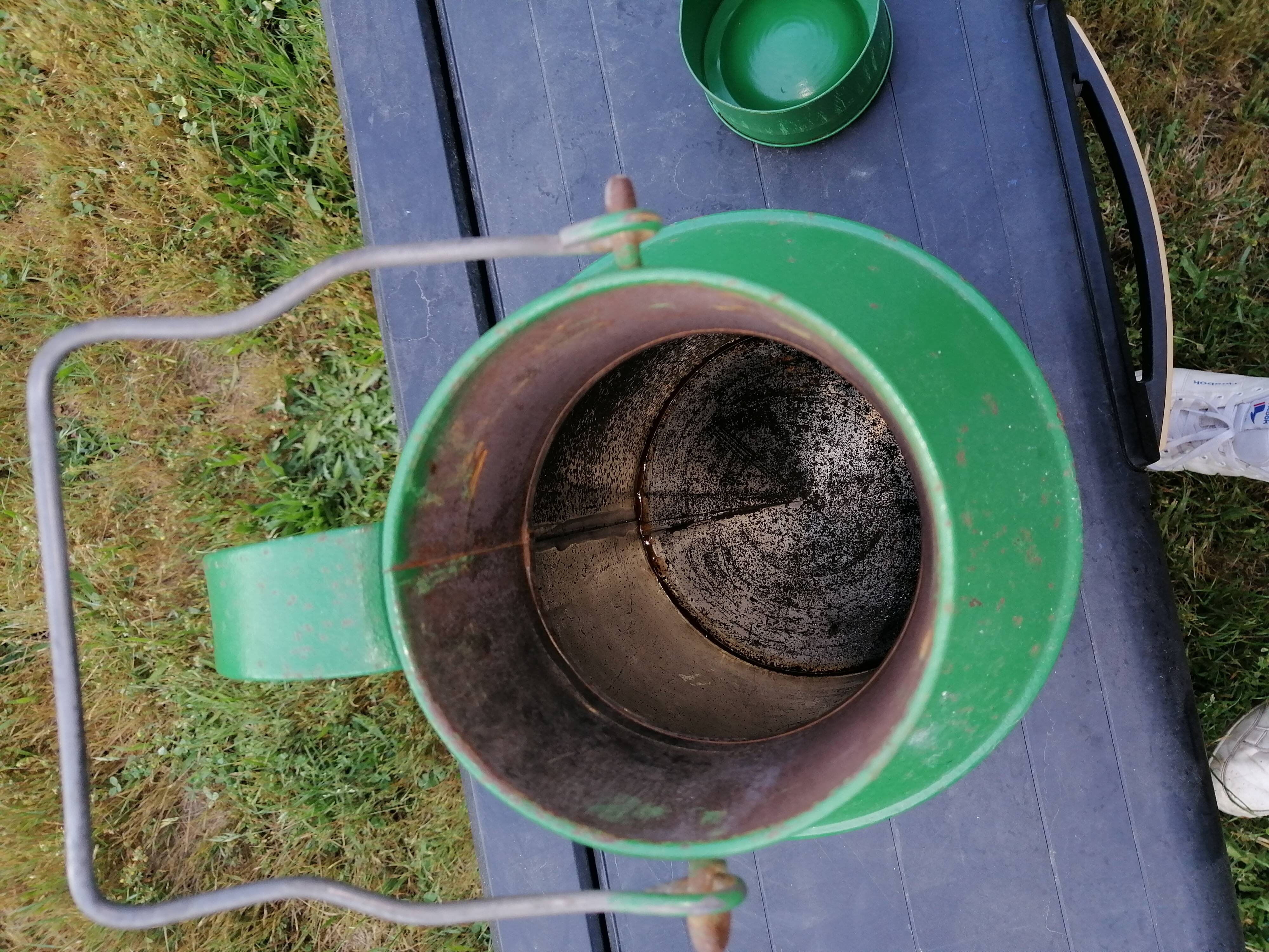 Green milk jug