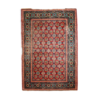 Ancient carpet Turkestan Oriental Khotan handmade 107cm x 156cm 1900s, 1C724