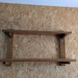 Oak wall shelf