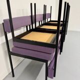 6 anciennes chaises design Dieter Wäckerlin model 101 pour Idealheim 1960