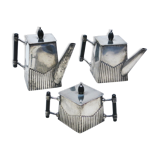 Art Deco coffee service in silver metal