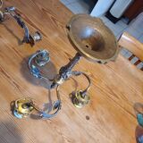 Pair of 19th century bronze candlesticks