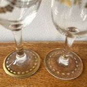 Paire de verres à liqueur Napoléon III
