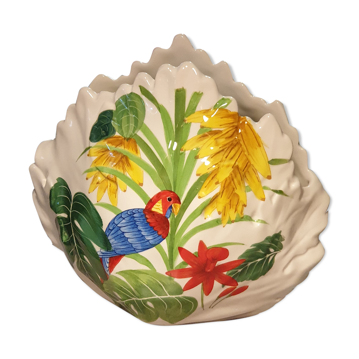 Parrot vase