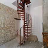Iron barracks staircase