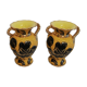 Paire de vases Vallauris à anses torsadées