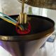 Vintage 9-light pendant light in Perspex