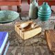 Mid-century wood ashtray / bowl, Italy ca. 1970