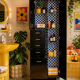 Satin black vintage wardrobe 1970