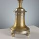 Antique gilded metal candelabrum, Italy, late 19th century