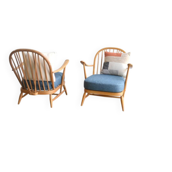 Paire de fauteuils vintage par Ercol